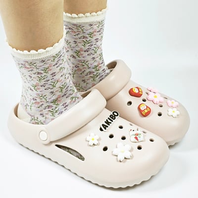 AKIBO夢幻櫻花款洞洞鞋扣(九件組)