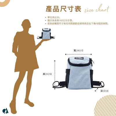 KANGOL水洗尼龍小側包-黑6