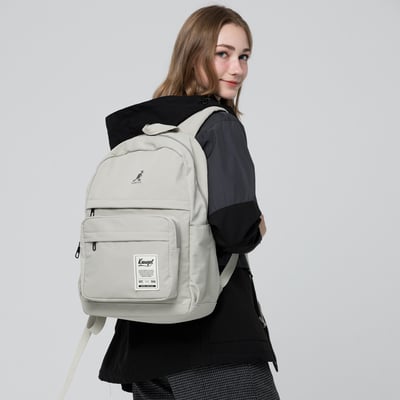 KANGOL袋鼠基本後背包-綠(男女共款)3