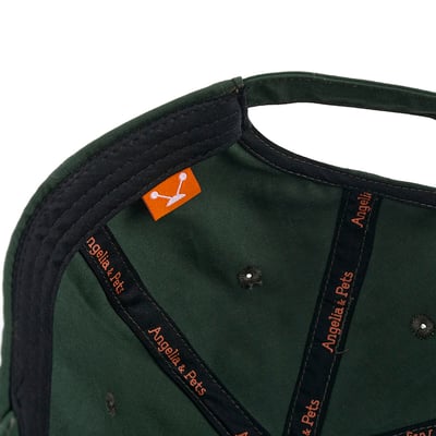 Angelia&Pets精緻刺繡動物老帽-橄欖(男女共款)8