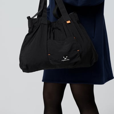 Angelia&Pets輕防撥水水餃包-黑5