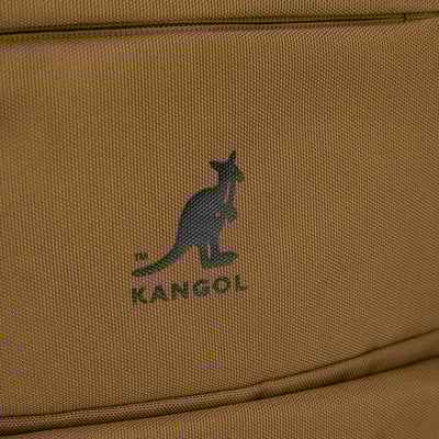 KANGOL袋鼠後背包-卡其4