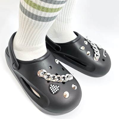 AKIBO搖滾甜心款洞洞鞋扣 (十件組)6