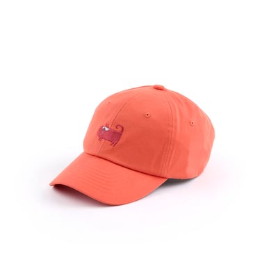 Angelia&Pets精緻刺繡動物老帽-橘(男女共款)5