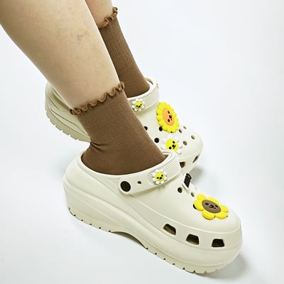 AKIBO氣質捲邊短筒襪(三件組)-女款3