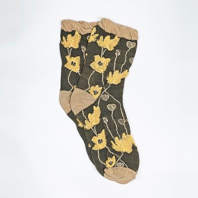 AKIBO暮色印象中筒襪(三件組)-女款4