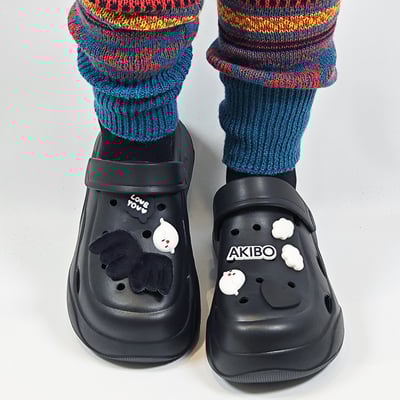 AKIBO愛心小鬼款洞洞鞋扣(七件組)