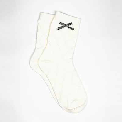 AKIBO復古學院風中筒襪(三件組)-女款14