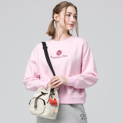 Angelia&Pets輕防撥水束包-淺卡其5