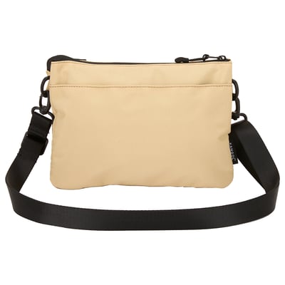 KANGOL多夾層小側包-卡其2