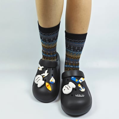 AKIBO航海冒險款洞洞鞋扣 (九件組)