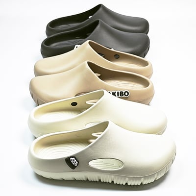 【買1送1】AKIBO巧巴達勃肯鞋-經典黑(中性款、雲朵感、輕量、耐走、防水) / 內附AKIBO品牌鞋扣1個。現在買再送鞋扣組(不挑款)16