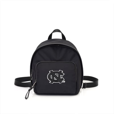 NCAA北卡羅來納大學UNC經典Logo小後背包-黑1