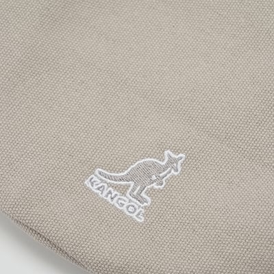 KANGOL帆布側背包-灰7