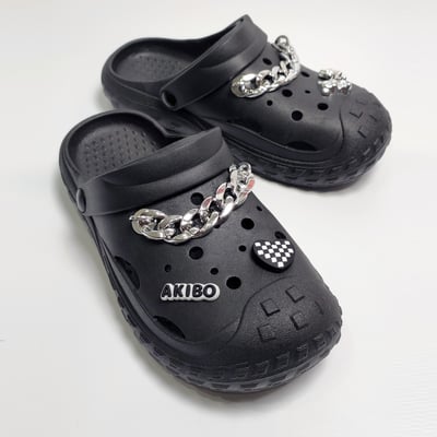 AKIBO甜甜愛心款洞洞鞋扣 (五件組)2