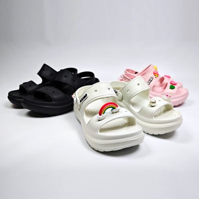 【買1送1】AKIBO千層洞洞鞋-經典黑(女款、耐走、兩穿、防水) / 內附AKIBO品牌鞋扣1個。現在買再送鞋扣組(不挑款)13