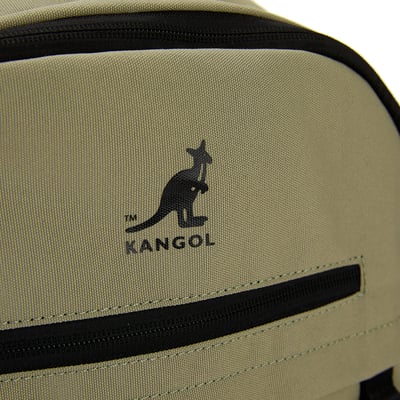 KANGOL機能後背包-灰綠4