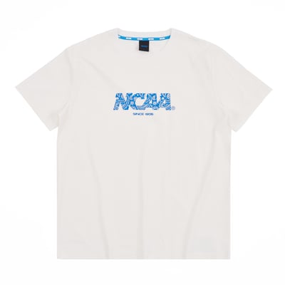 NCAA基本涼感變形蟲棉T-白5