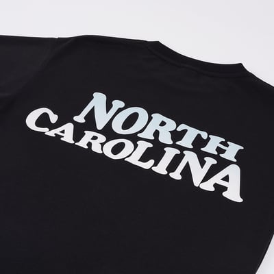 NCAA北卡羅來納大學UNC落肩漸層小發泡洋裝-黑9