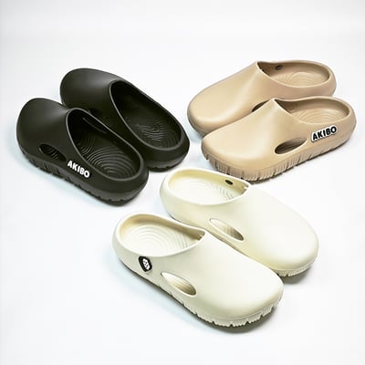 【買1送1】AKIBO巧巴達勃肯鞋-經典黑(中性款、雲朵感、輕量、耐走、防水) / 內附AKIBO品牌鞋扣1個。現在買再送鞋扣組(不挑款)15