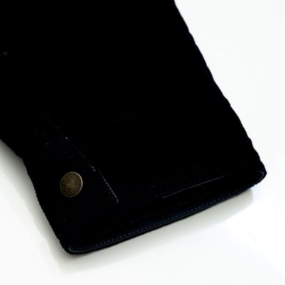 KANGOL袋鼠中性雙面燈芯絨防潑水外套-深藍(男女共款)18