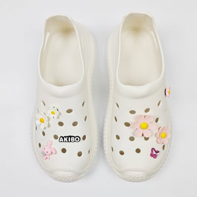 AKIBO兔兔花園款洞洞鞋扣(七件組)