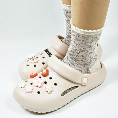 AKIBO夢幻櫻花款洞洞鞋扣(九件組)