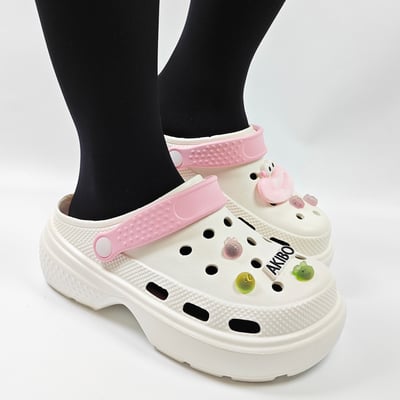 AKIBO彩虹糖果款洞洞鞋扣 (七件組)