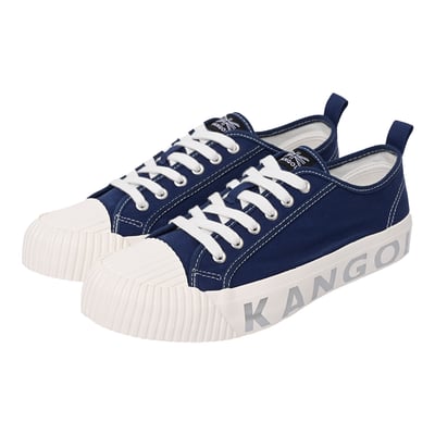 KANGO袋鼠男款帆布鞋-藍1