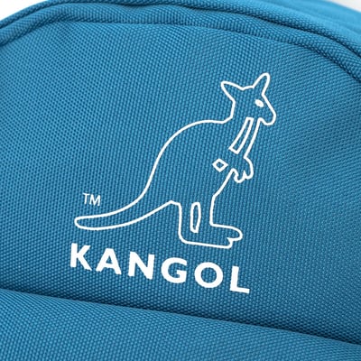 KANGOL袋鼠多彩小後背包-藍4