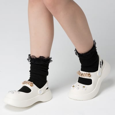 AKIBO貴氣珍珠款洞洞鞋扣 (十一件組)6