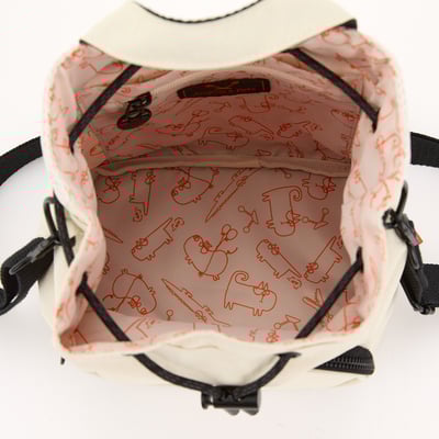 Angelia&Pets輕防撥水束包-淺卡其10