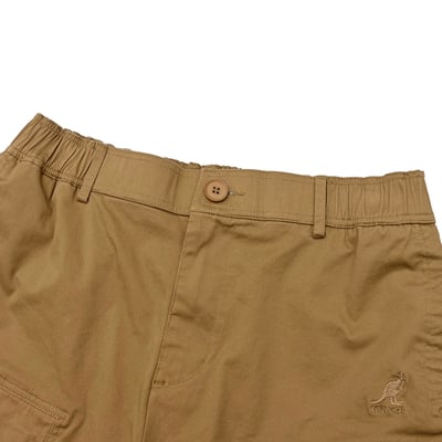 KANGOL袋鼠工裝多口袋短褲-卡其11