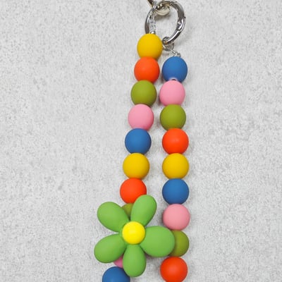 AKIBO童趣彩珠包包手機掛繩-多彩(中性款、木質)  / 內附AKIBO品牌手機掛片1個)7