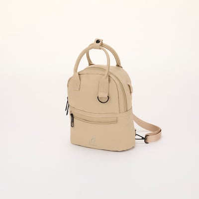 KANGOL袋鼠手提小兩用包-卡其6