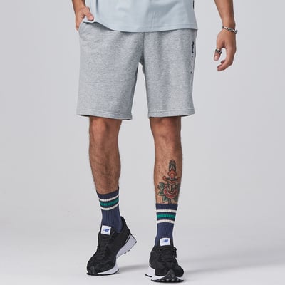 KANGOL袋鼠五分短褲-灰2