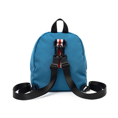 KANGOL袋鼠多彩小後背包-藍3