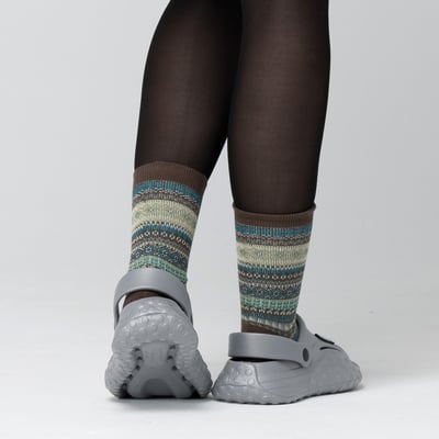 【買1送1】AKIBO戶外機能洞洞鞋-質感灰(中性款、寬楦、雲朵感、輕量、兩穿、防水) / 內附AKIBO品牌鞋扣1個。現在買再送鞋扣組(不挑款)9