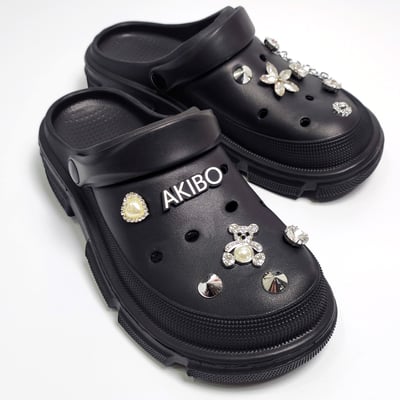 AKIBO閃亮個性款洞洞鞋扣 (十件組)2