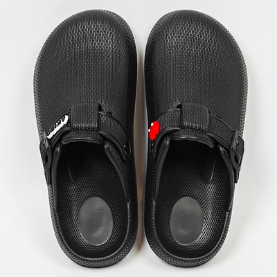 【買1送1】AKIBO潮流耐走勃肯鞋-經典黑(中性款、輕量、耐走、防水) / 內附AKIBO品牌鞋扣1個。現在買再送鞋扣組(不挑款)3