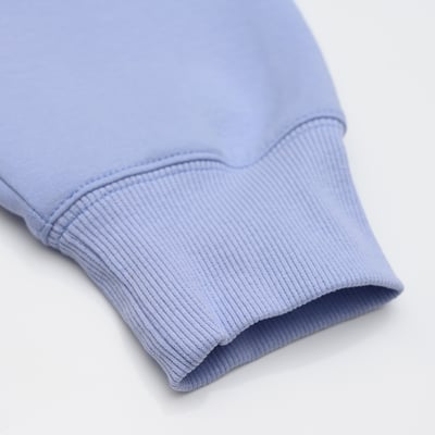 KANGOL袋鼠女款小Logo圓領T-藍11