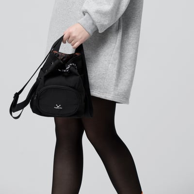 Angelia&Pets輕防撥水束包-黑2