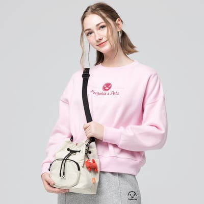 Angelia&Pets輕防撥水束包-淺卡其2