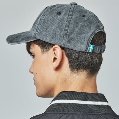 SCANDINAVIAN FOREST北歐小刺蝟水洗刺繡復古經典老帽-水洗黑