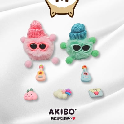 AKIBO彩色樂園款洞洞鞋扣 (七件組)