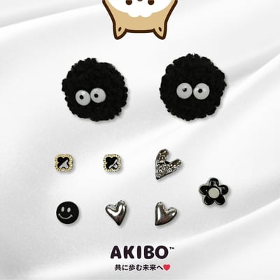 AKIBO夜色心語款洞洞鞋扣 (九件組)1