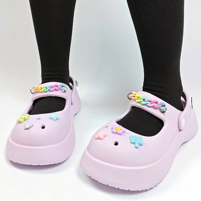 AKIBO星星心心款洞洞鞋扣 (十件組)