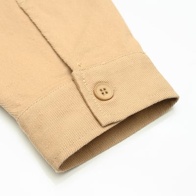 KANGOL袋鼠工裝口袋襯衫外套-卡其12