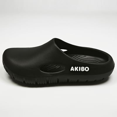 【買1送1】AKIBO巧巴達勃肯鞋-經典黑(中性款、雲朵感、輕量、耐走、防水) / 內附AKIBO品牌鞋扣1個。現在買再送鞋扣組(不挑款)11