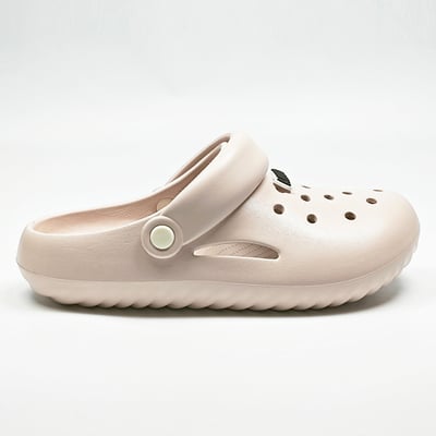 【買1送1】AKIBO泡芙洞洞鞋-櫻花粉(女款、雲朵感、輕量、兩穿、防水) / 內附AKIBO品牌鞋扣1個。現在買再送鞋扣組(不挑款)16